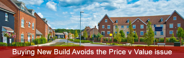 buying a new build property means avoiding the price v value issue