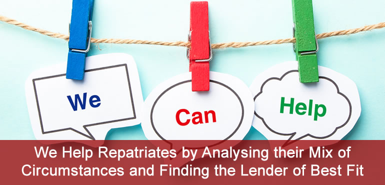 We can help you if you are returning to the UK and need a mortgage to purchase a property